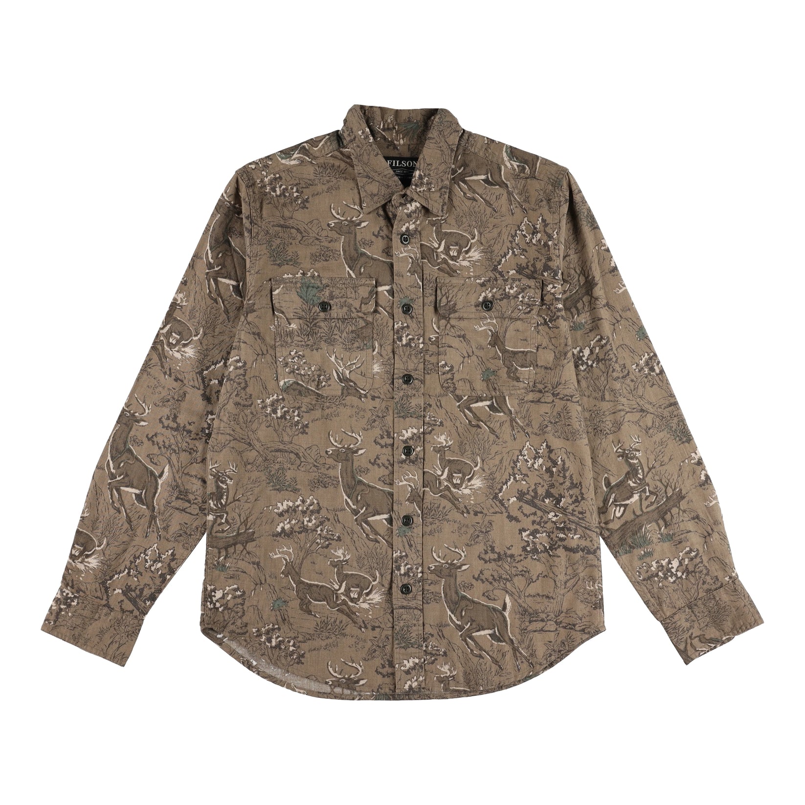 FILSON SCOUT SHIRT IN BROWN in BROWN — main product view
