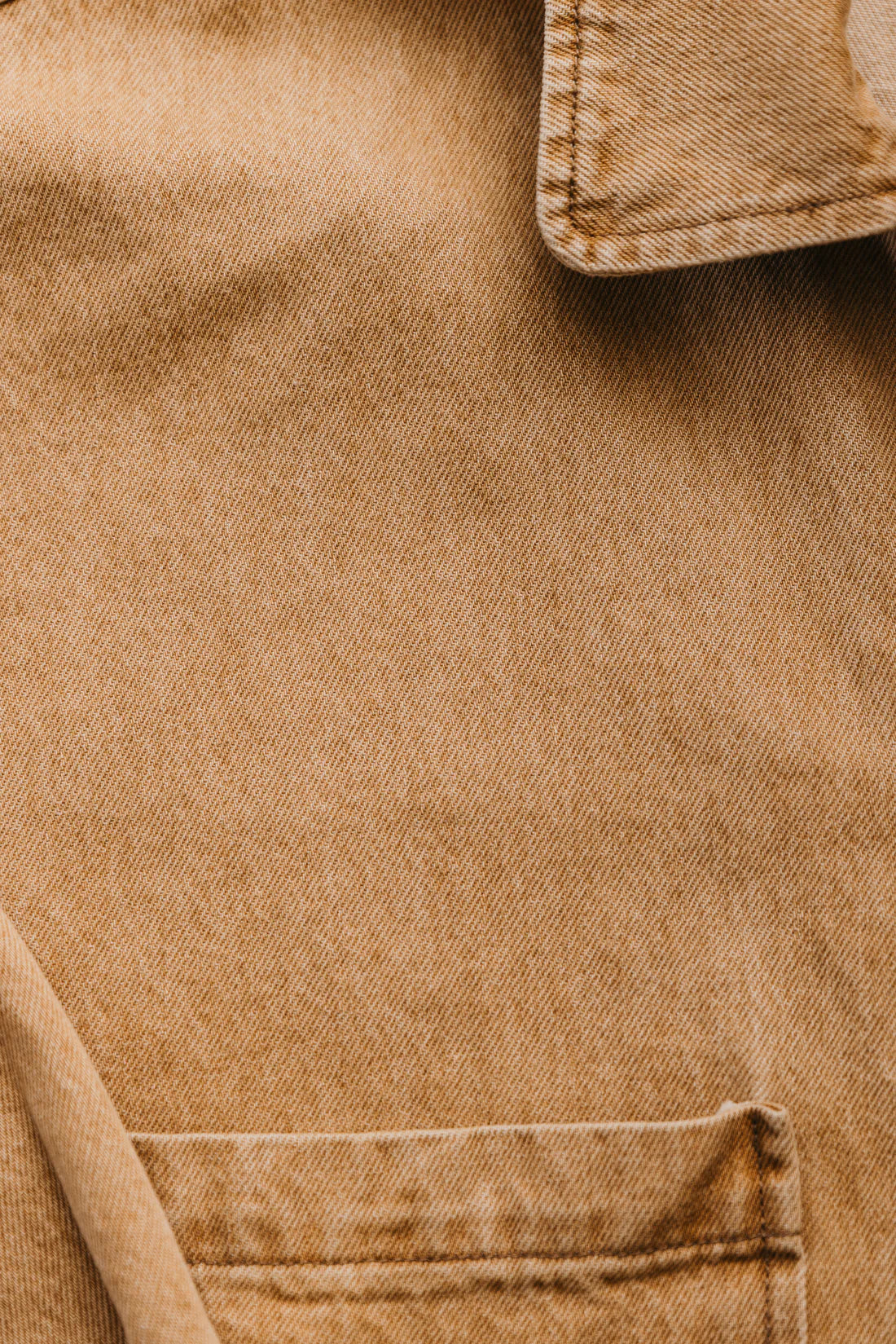 Ottway the Label OTTWAY WESTON DENIM JACKET IN MUSTARD in MUSTARD — view 3
