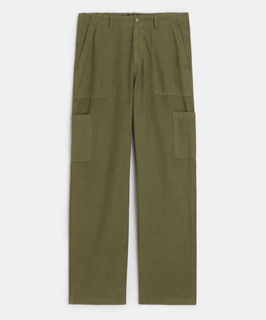 TODD SNYDER UTILITY PANT IN MILITARY GREEN