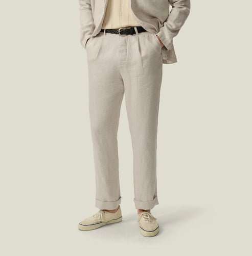 ALEX CRANE ALTA TROUSER IN BONE product view