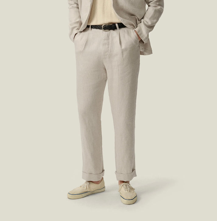 ALEX CRANE ALTA TROUSER IN BONE