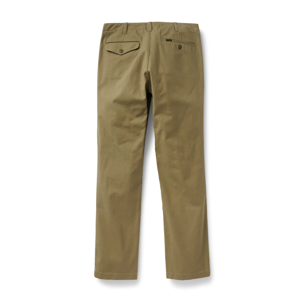 FILSON DRAFTSMAN CANVAS PANT IN FADED OLIVE in FADED OLIVE — view 2