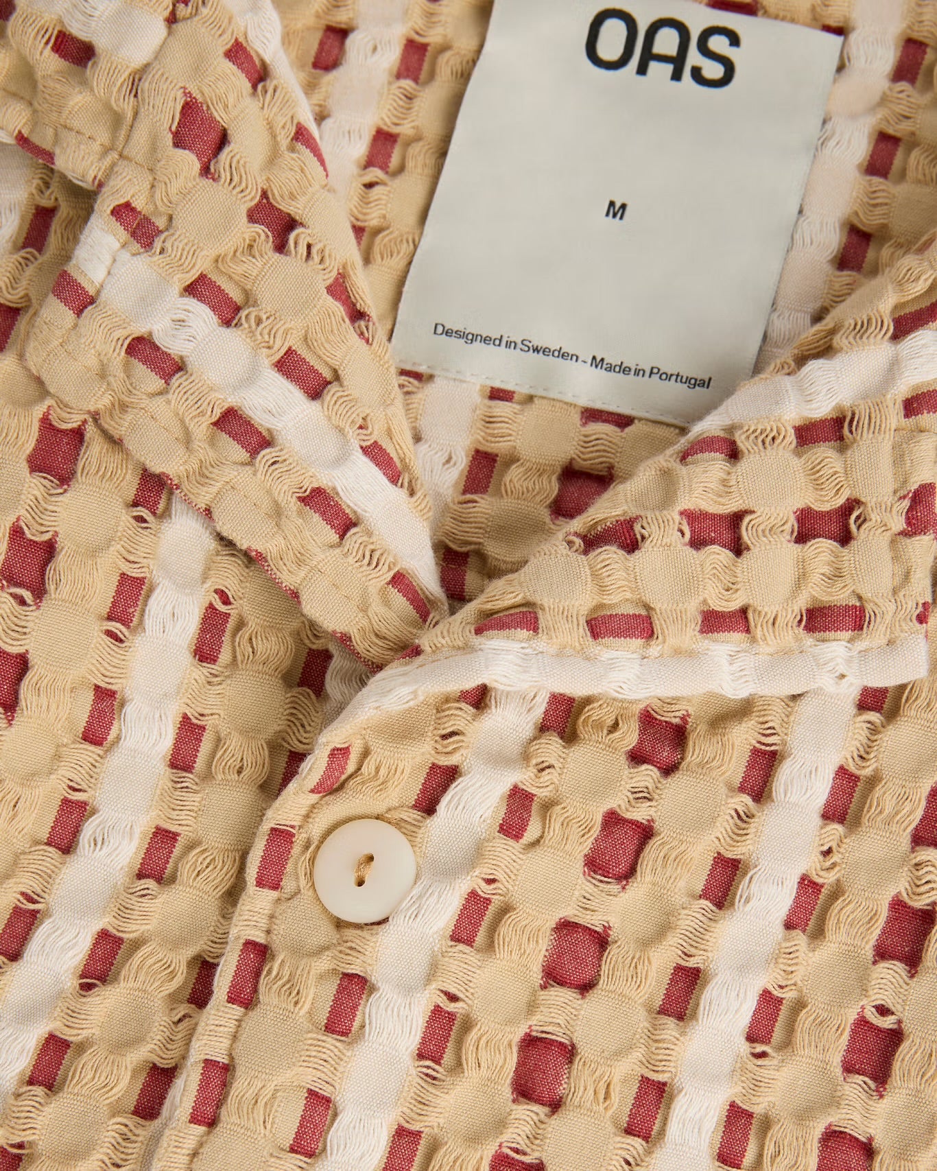OAS LANO CUBA SHIRT IN RED in RED — view 3