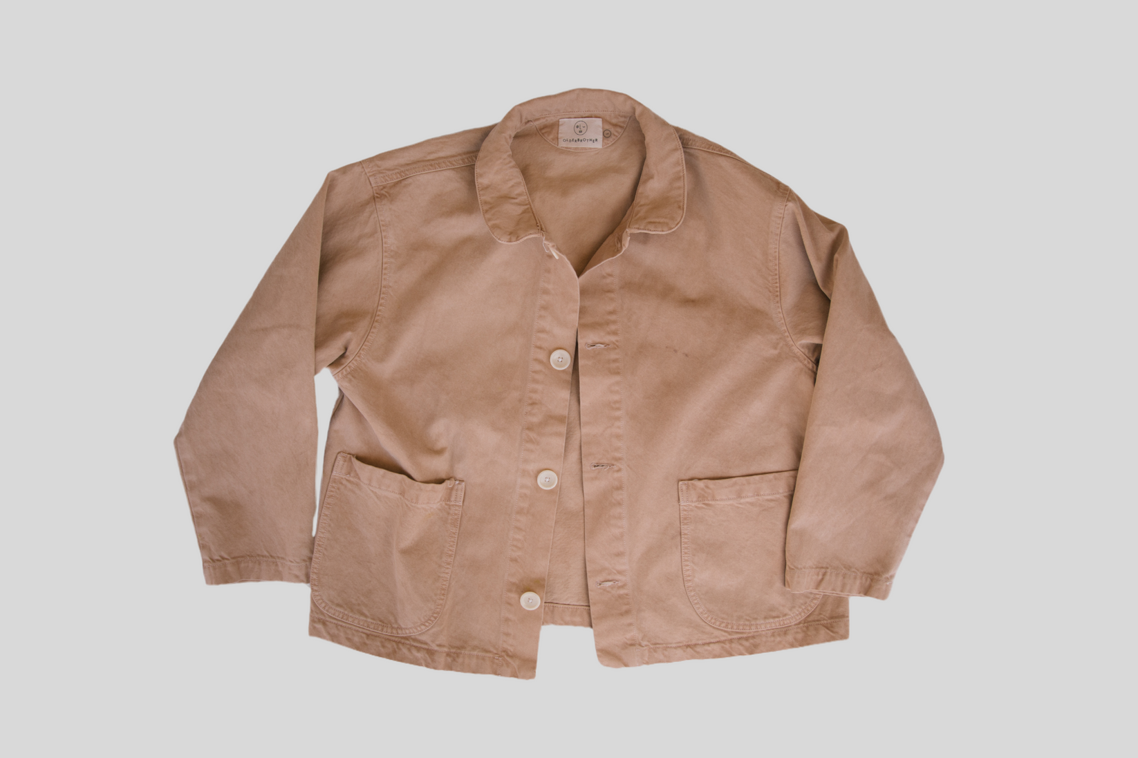 OLDERBROTHER CHORE COAT IN DUSTY ROSE in DUSTY ROSE — view 2