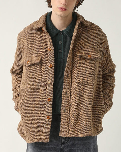 CORRIDOR LIEBES JACKET IN BROWN in BROWN — view 2