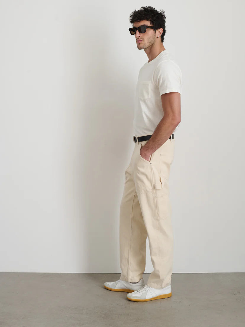 ALEX MILL PAINTER PANT IN NATURAL RECYCLED DENIM in NATURAL RECYCLED DENIM — view 4