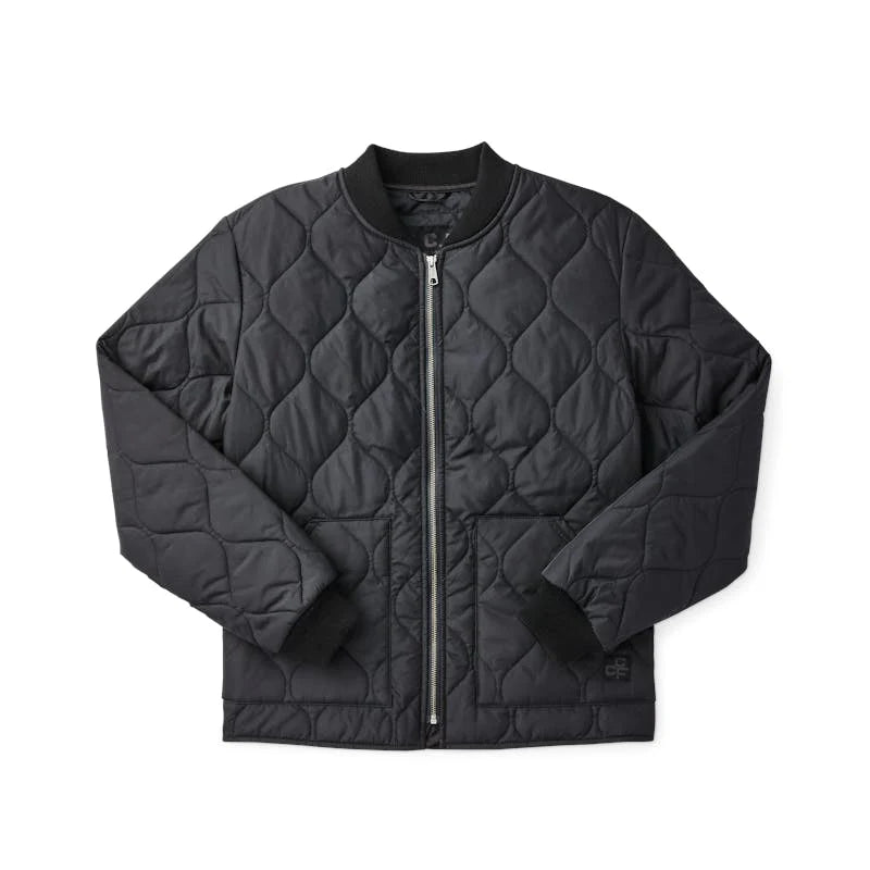 FILSON CCF LIGHTWEIGHT QUILTED JACKET IN BLACK in BLACK — main product view