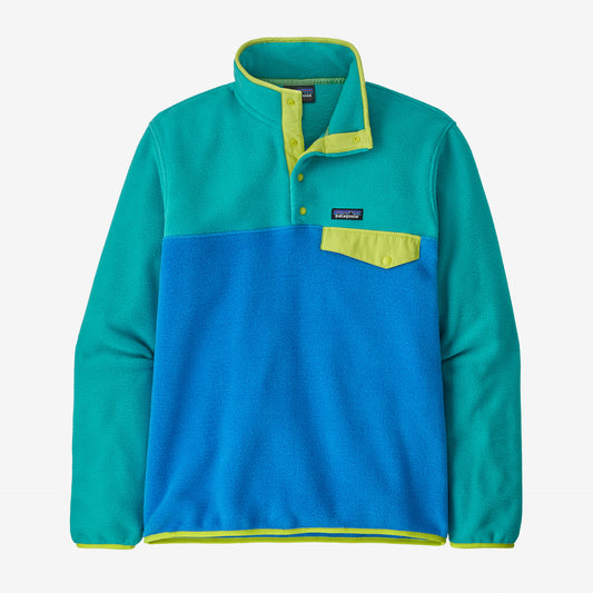 PATAGONIA LIGHTWEIGHT SYNCHILLA SNAP PULLOVER IN VESSEL BLUE