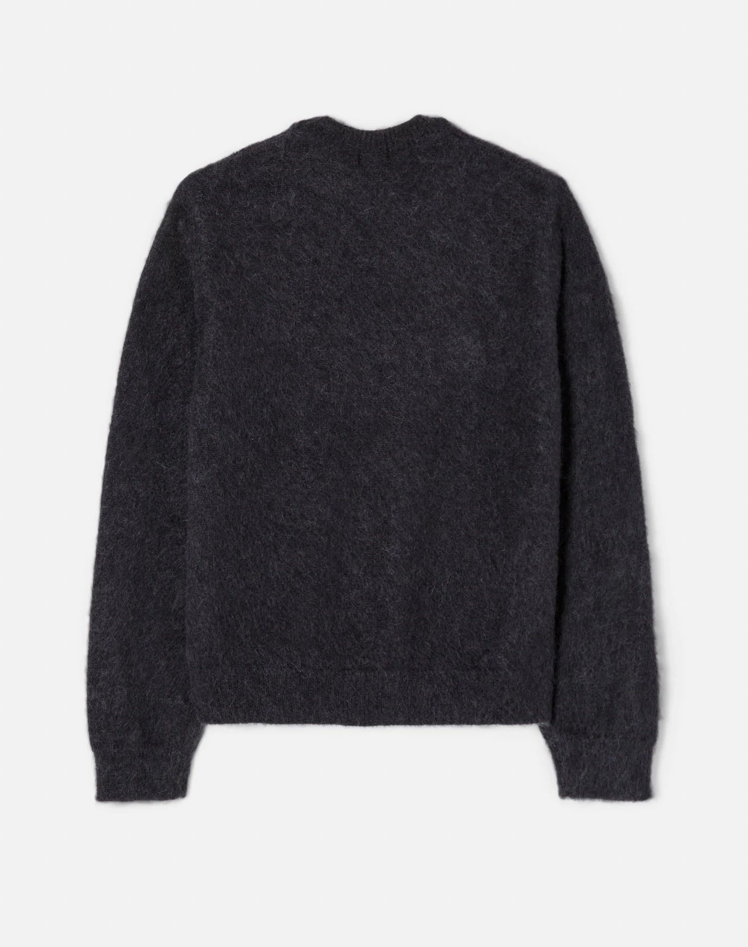 RE/DONE CLASSIC CREW SWEATER IN MINERAL BLACK in MINERAL BLACK — view 2