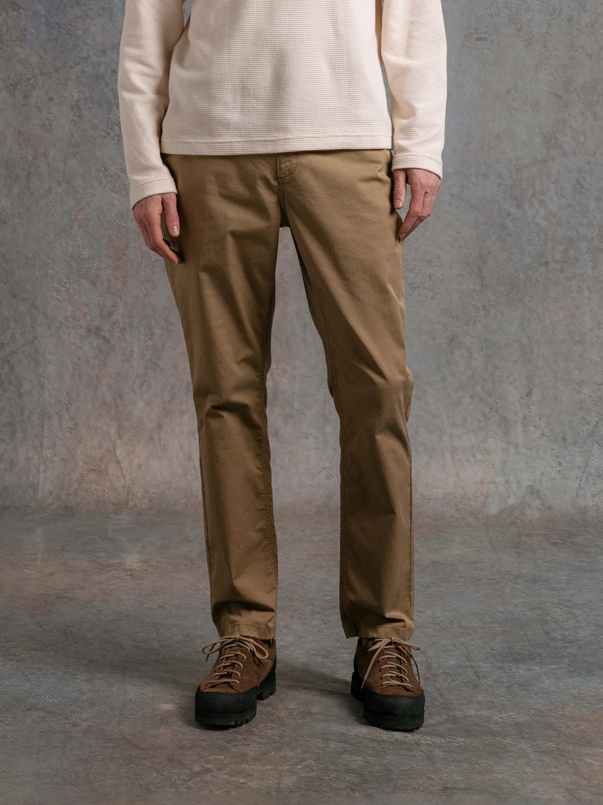 KESTIN INVERNESS TROUSER IN ERMINE COTTON TWILL