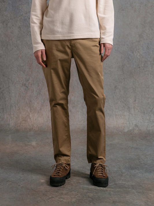 KESTIN INVERNESS TROUSER IN ERMINE COTTON TWILL