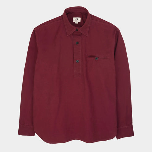 GARDENHEIR WASHED COTTON GARDENING SMOCK NO. 2 IN BEET product view