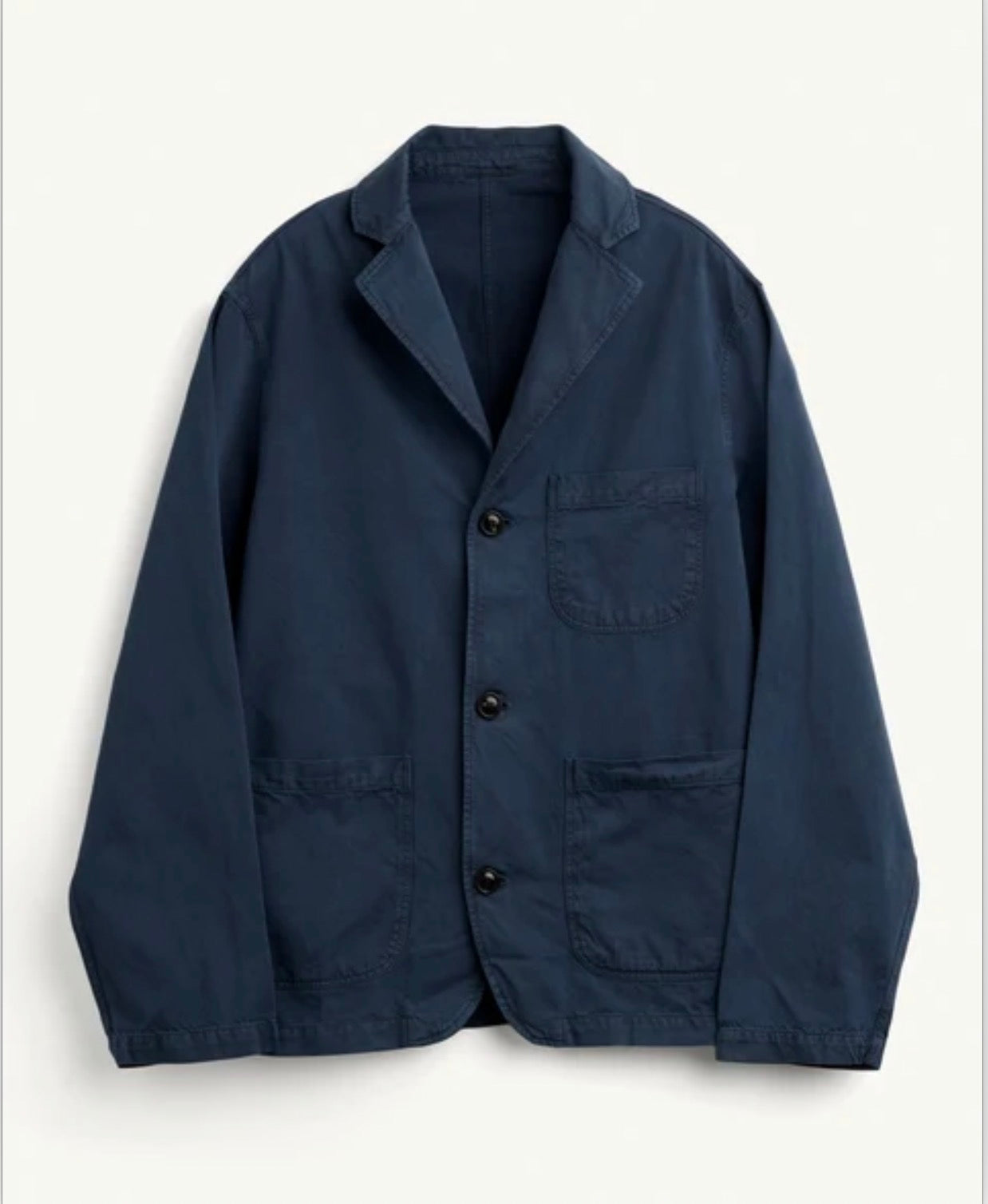 CORRIDOR TWILL BLAZER IN NAVY