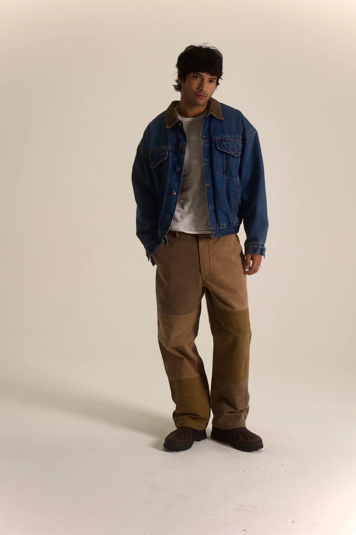 PATINA WORK PANT IN DUCK BROWN in DUCK BROWN — view 2