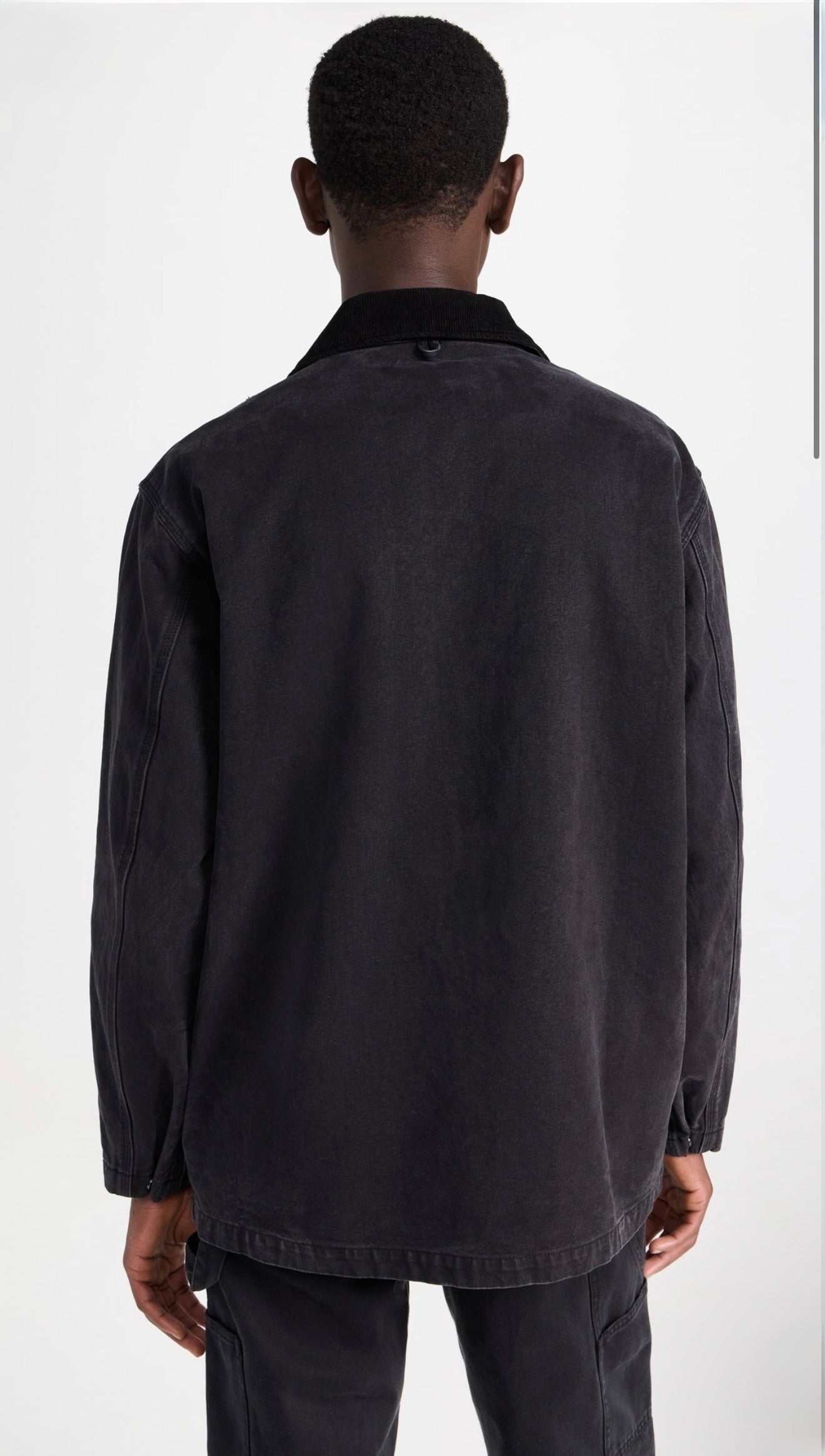 ALEX MILL FRONTIER JACKET IN WASHED BLACK