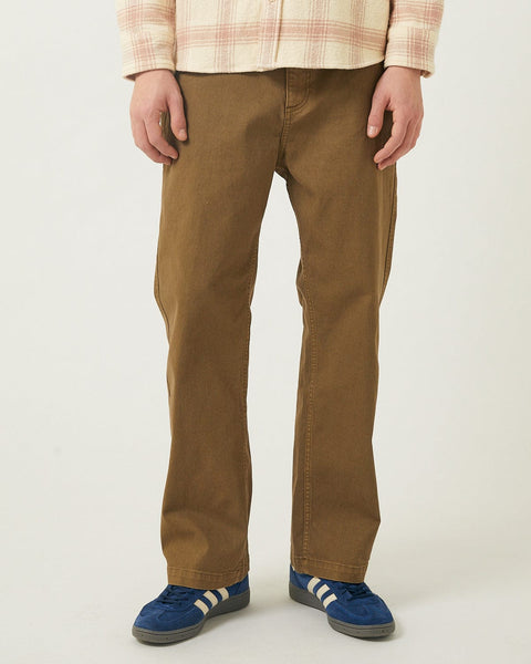 CORRIDOR HEAVY TWILL TROUSER IN BROWN in BROWN — view 2