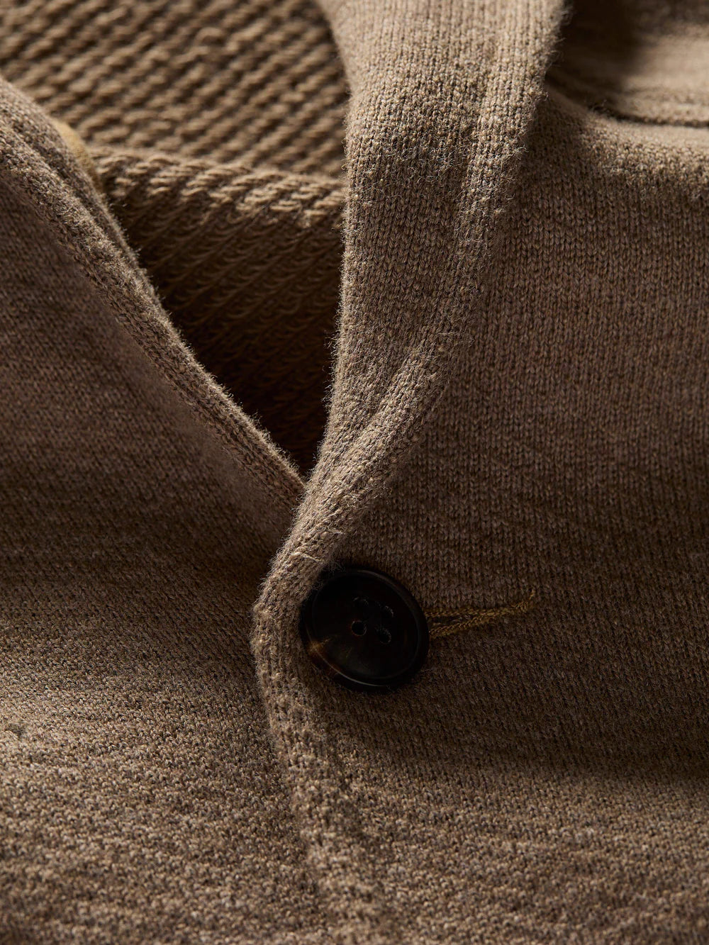 FAHERTY INLET KNIT BLAZER IN WALNUT MELANGE in WALNUT MELANGE — view 2