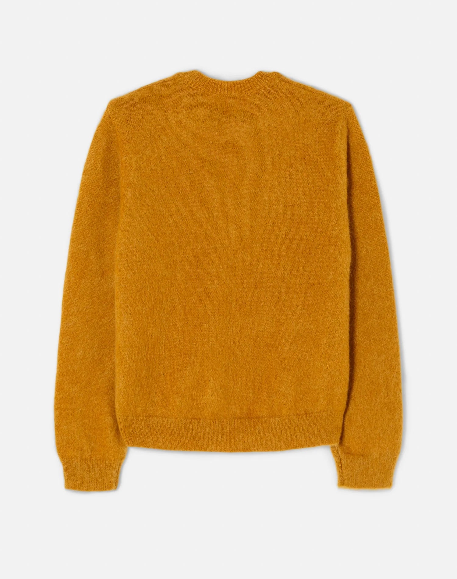 RE/DONE CLASSIC CREW SWEATER IN MUSTARD in MUSTARD — view 2