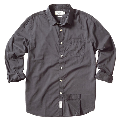 GRAYERS PORTOFINO POPLIN SHIRT IN FORGED IRON product view