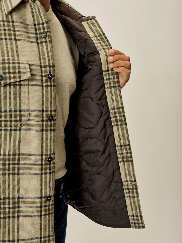 BUCK MASON CPO JACKET IN KHAKI AND OLIVE in KHAKI AND OLIVE — view 3