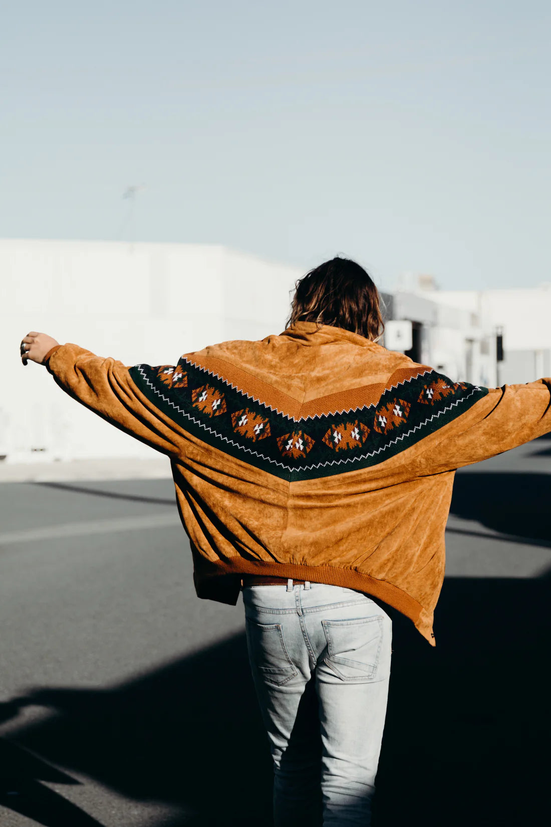 OTTWAY THE LABEL RAREBIRD JACKET IN BROWN in BROWN — view 5