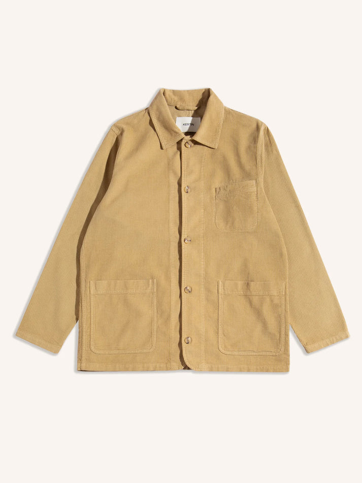 KESTIN HUNTLY JACKET IN SAND WAFFLE CORD