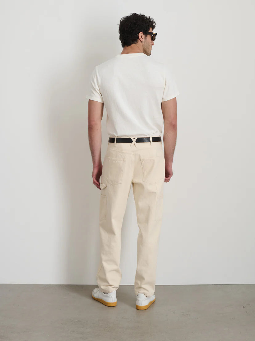 ALEX MILL PAINTER PANT IN NATURAL RECYCLED DENIM in NATURAL RECYCLED DENIM — view 6