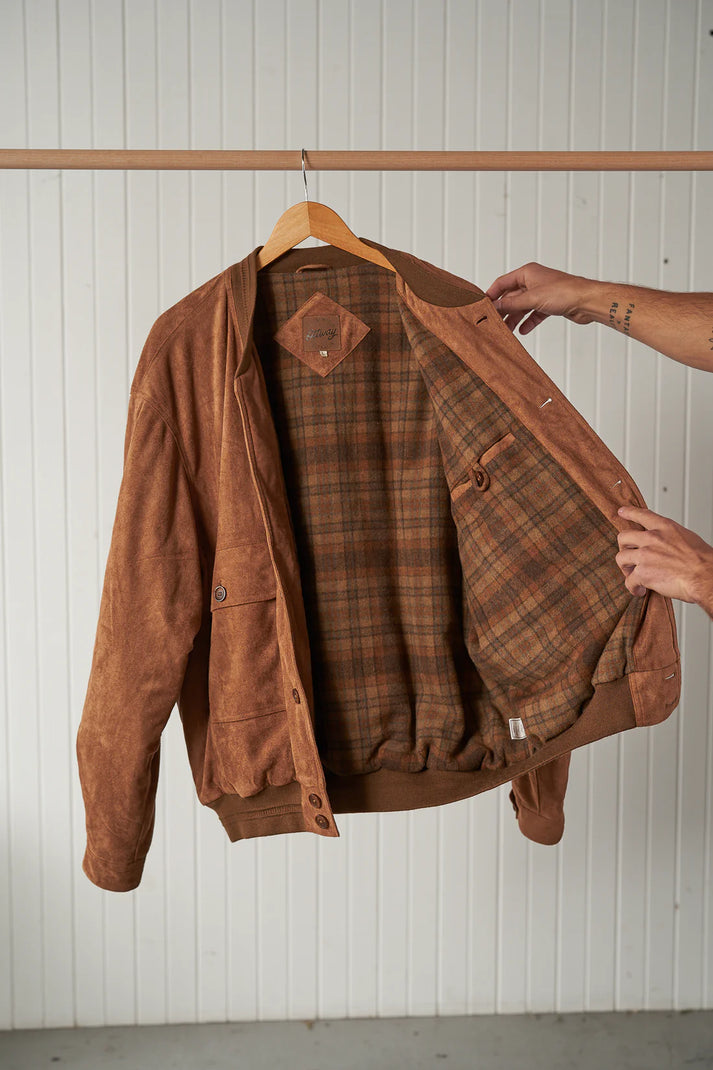 OTTWAY THE LABEL BILLY BOMBER IN BROWN