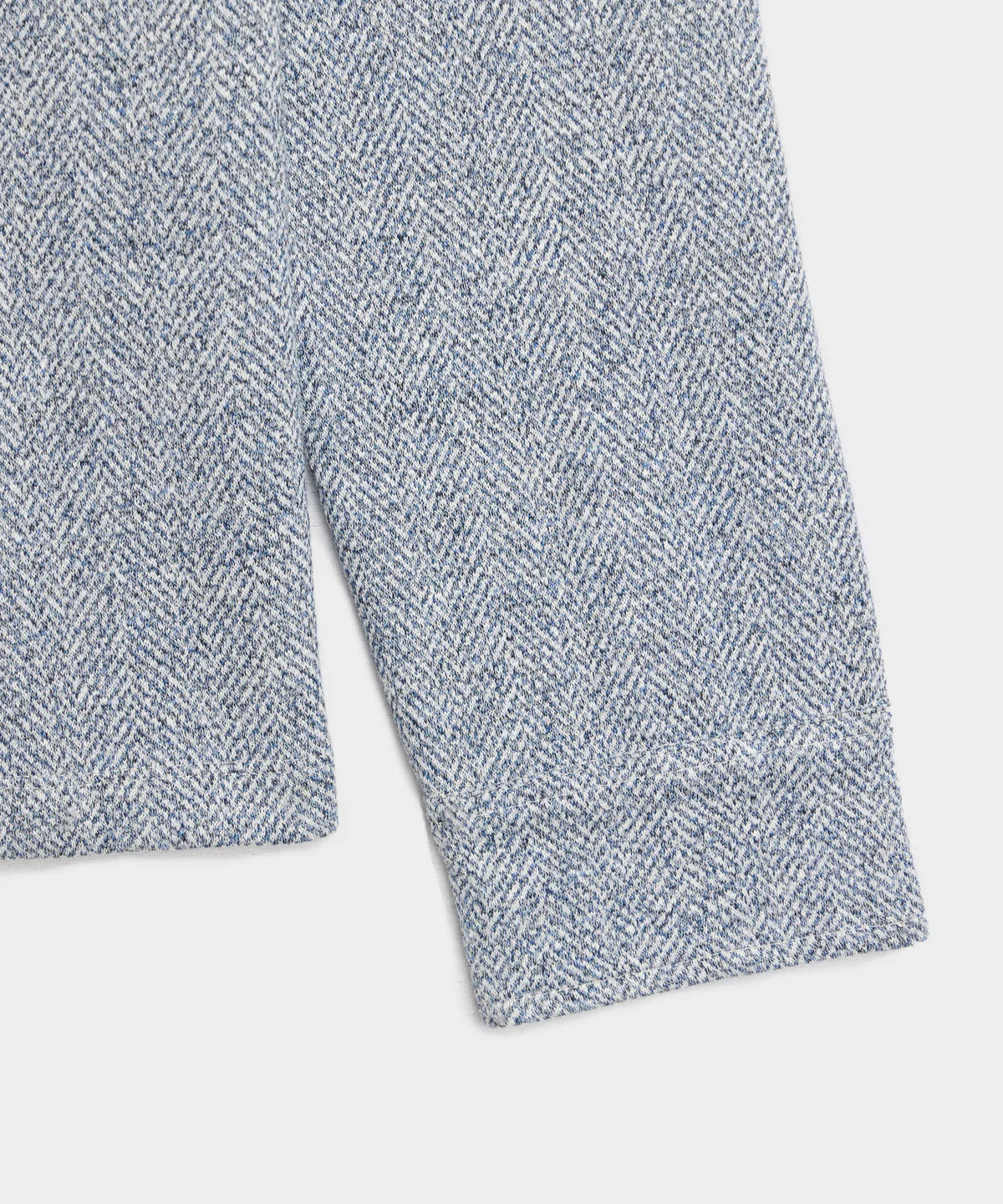 TODD SNYDER LINEN-COTTON KNIT SHIRT IN BLUE NOTE in BLUE NOTE — view 4