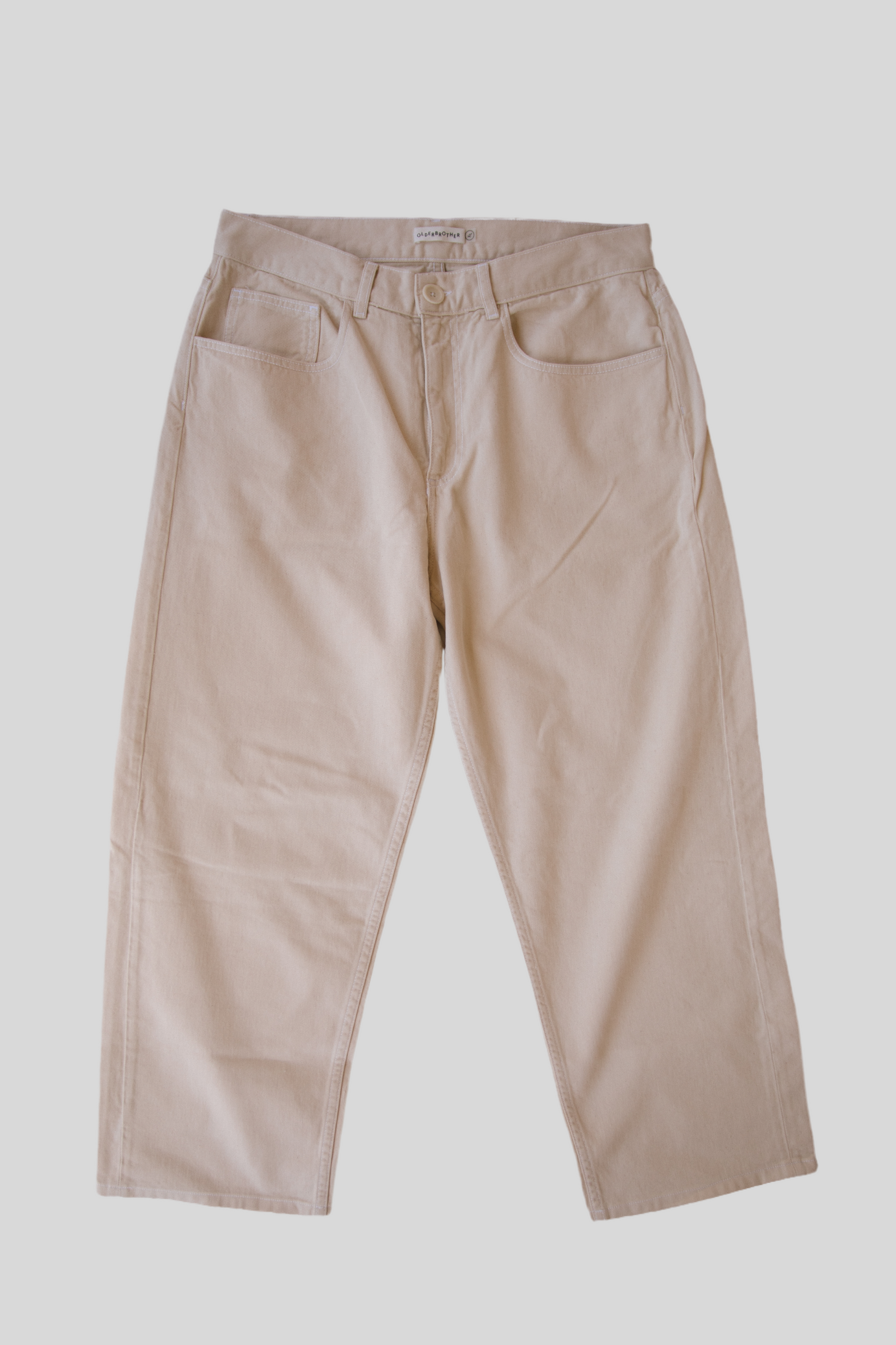 OLDERBROTHER DENIM PANT IN NATURAL in NATURAL — view 2