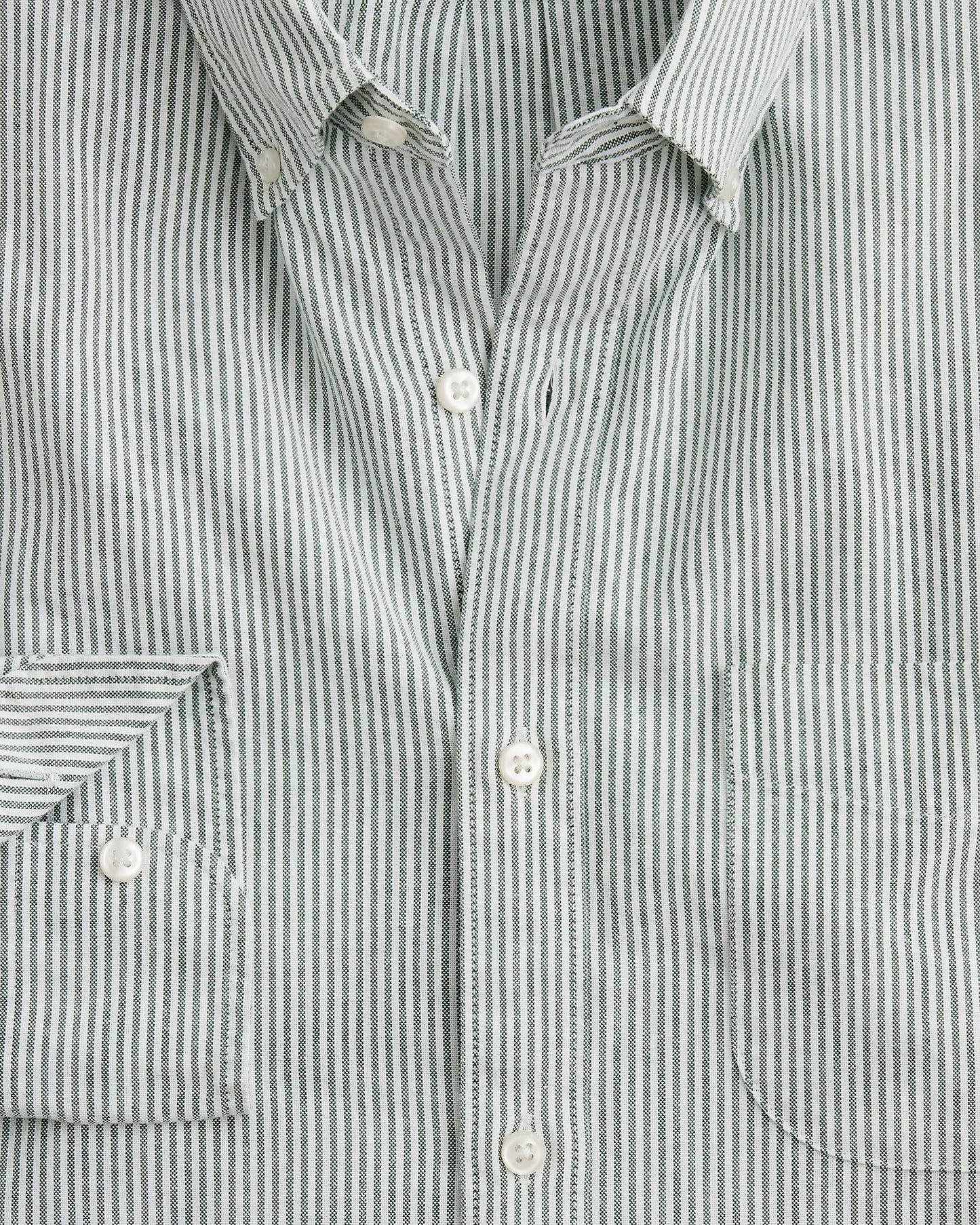 J. Crew - J.CREW BROKEN-IN ORGANIC OXFORD SHIRT IN DOMINIC WHITE GREEN - Rent With Thred