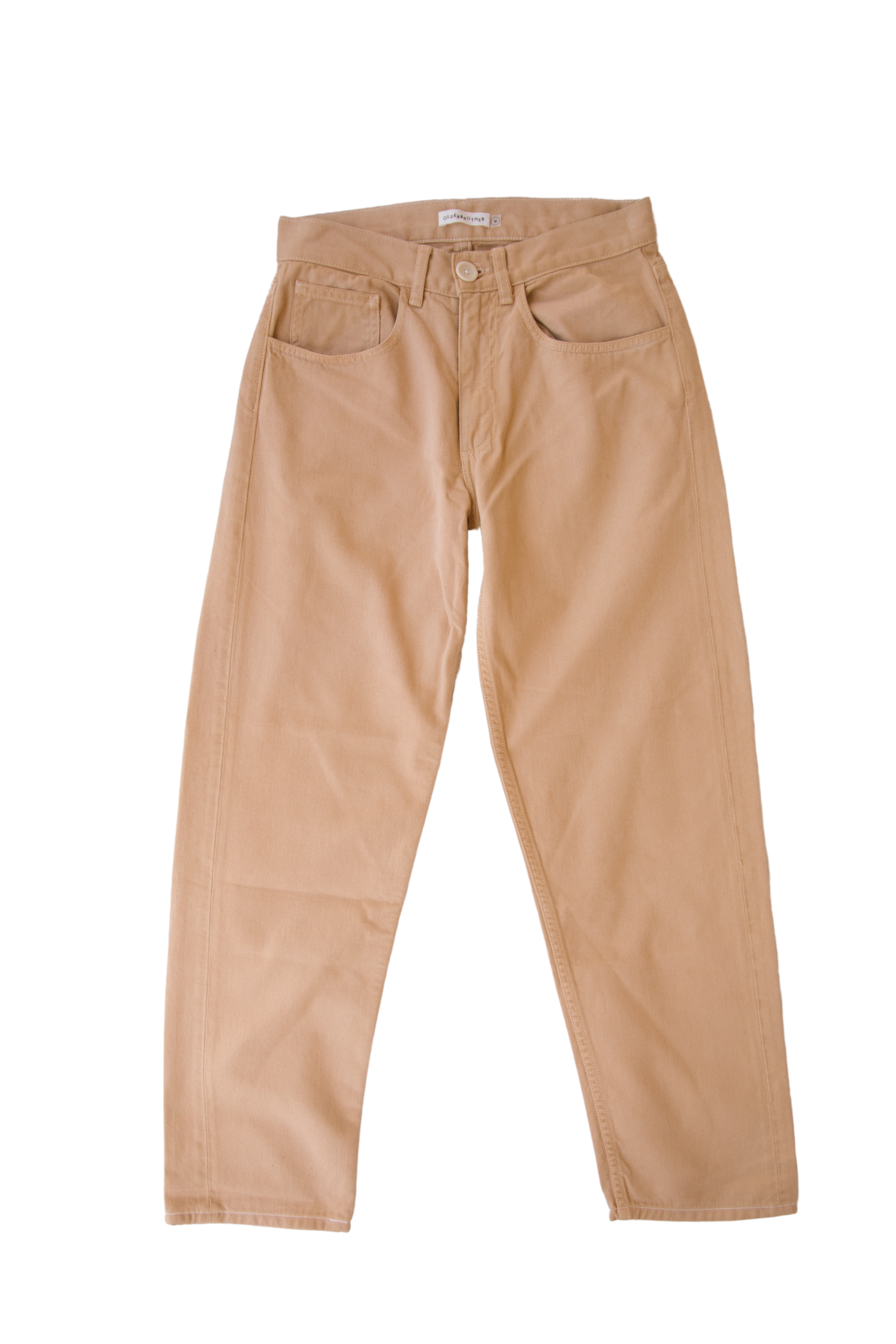 OLDERBROTHER DENIM PANT IN CLAY in CLAY — view 2
