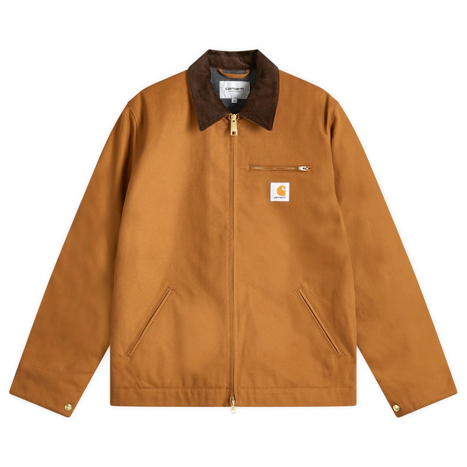 CARHARTT WIP DETROIT JACKET IN HAMILTON BROWN in HAMILTON BROWN — main product view