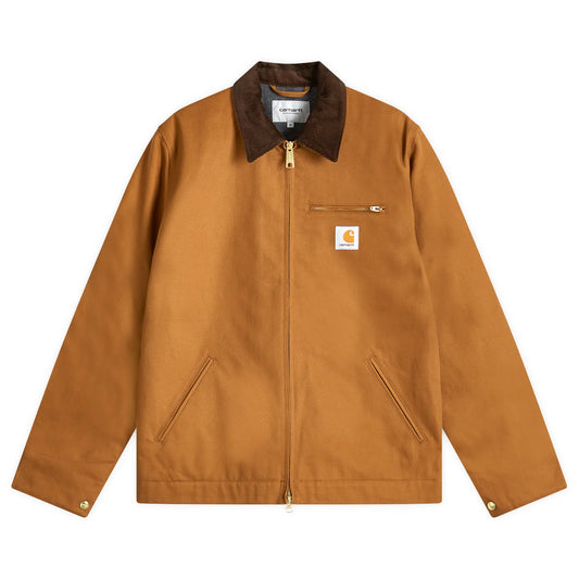 CARHARTT WIP DETROIT JACKET IN HAMILTON BROWN