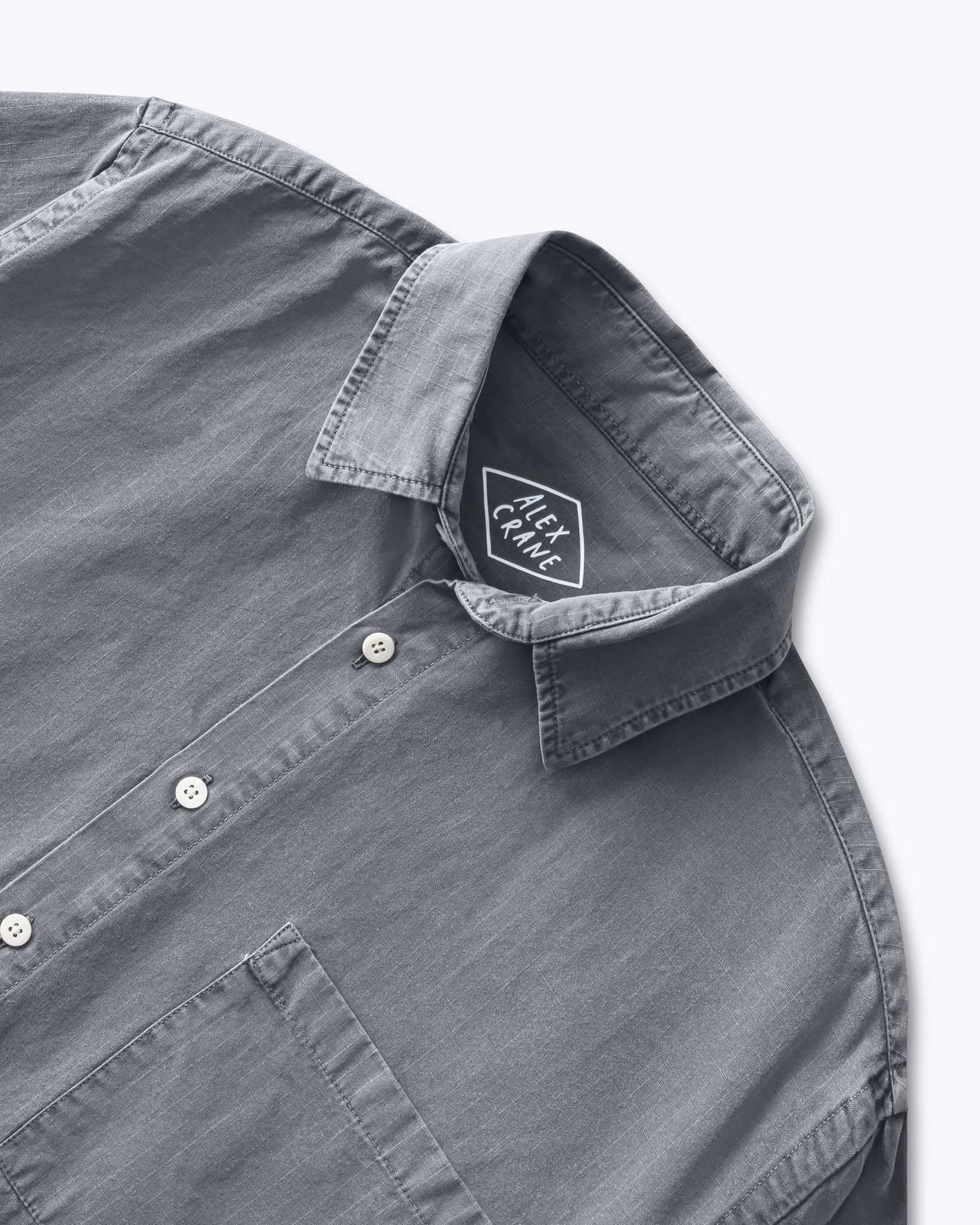 ALEX CRANE PAC SHIRT IN SLATE in SLATE — view 3