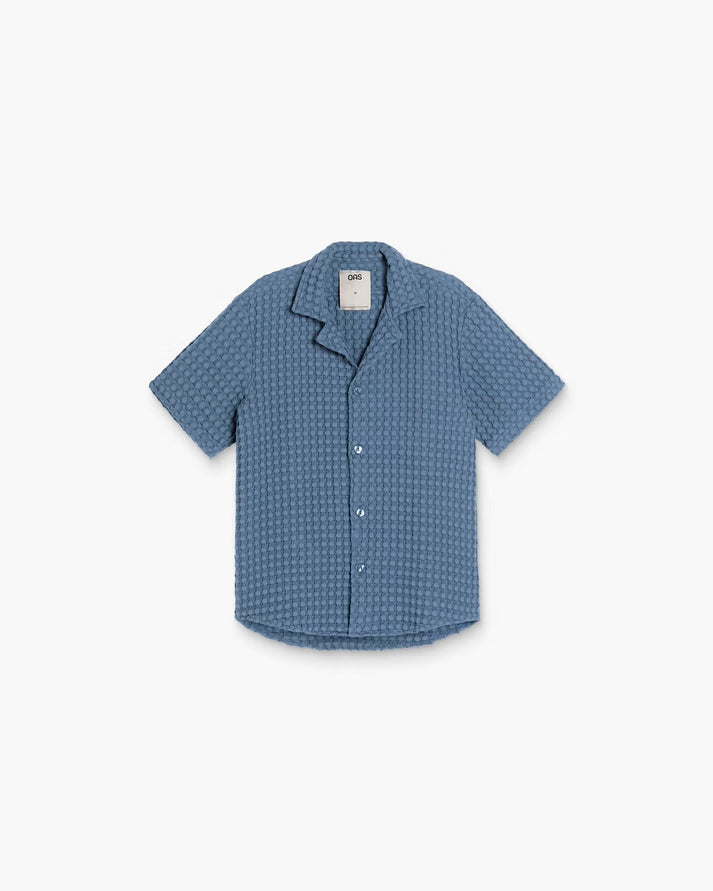 OAS CUBA WAFFLE SHIRT IN CORONET