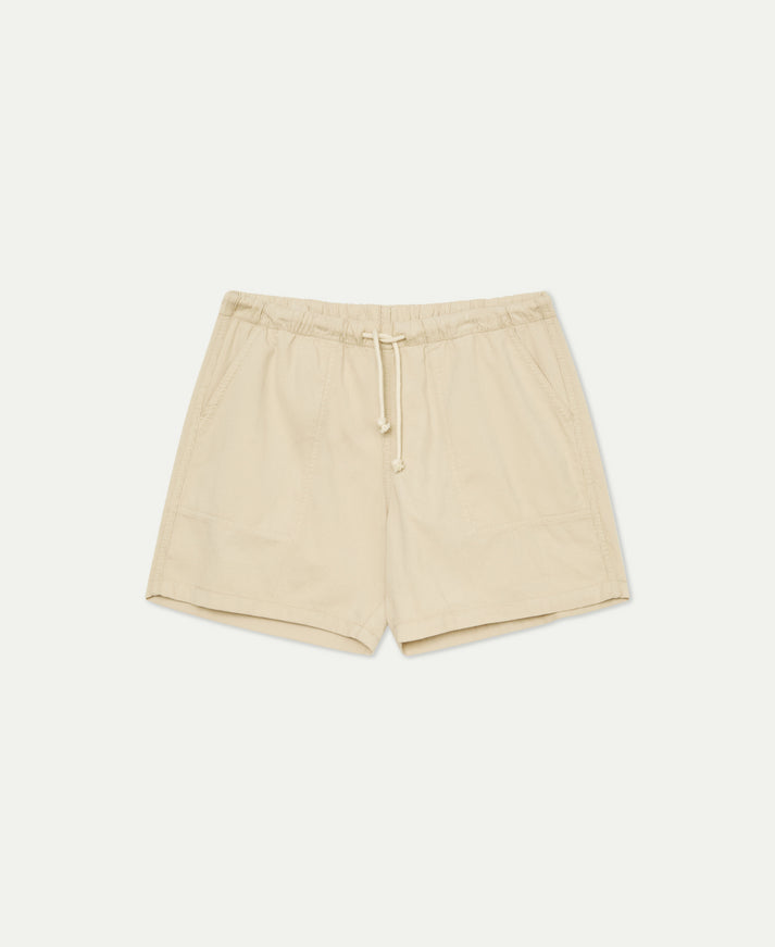 LA PAZ 5” BEACH SHORTS IN SAND