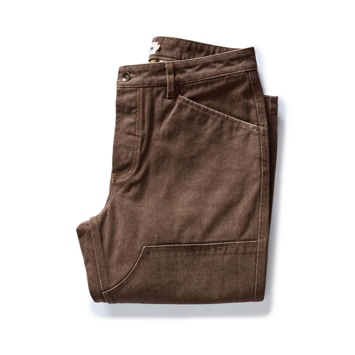 TAYLOR STITCH CHORE PANT IN AGED PENNY CHIPPED CANVAS