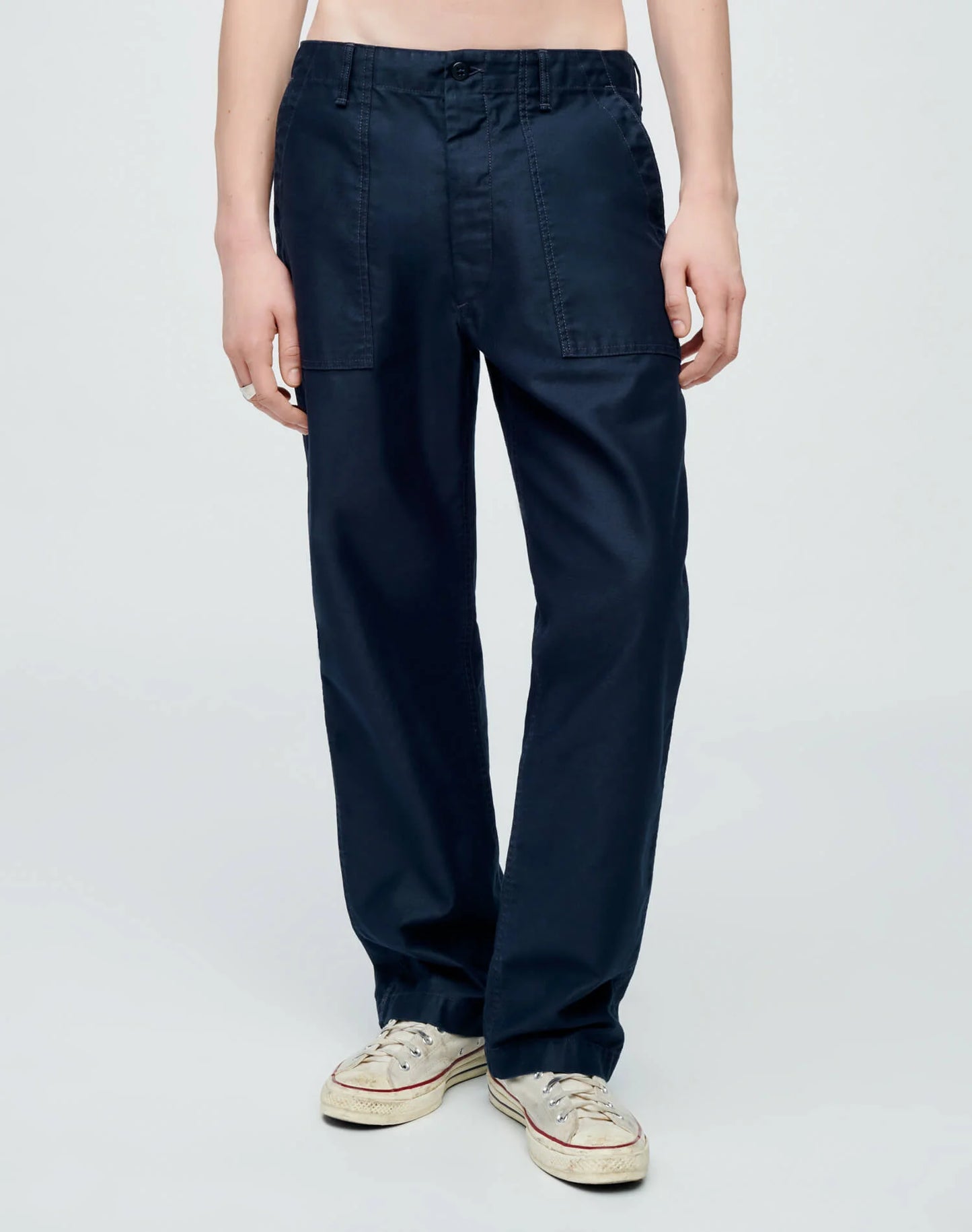 RE/DONE UTILITY PANT IN NAVY