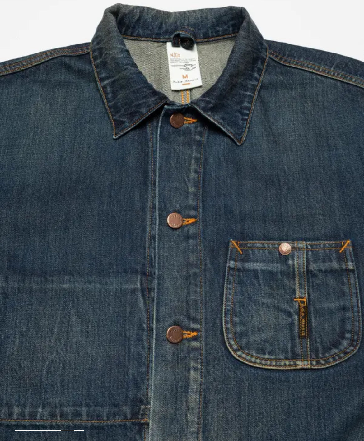NUDIE JEANS HOWIE DIRT WASH CHORE JACKET in See product description — view 4