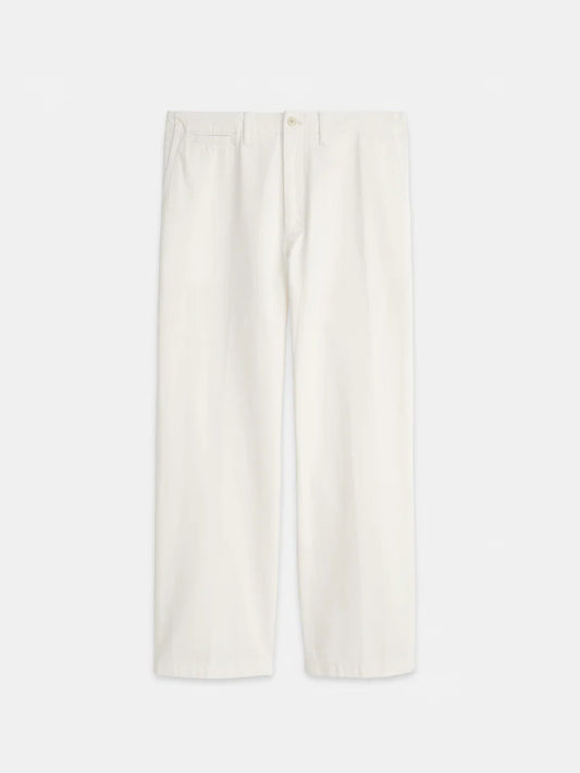 ALEX MILL STRAIGHT LEG VINTAGE WASHED CHINO IN VINTAGE WHITE