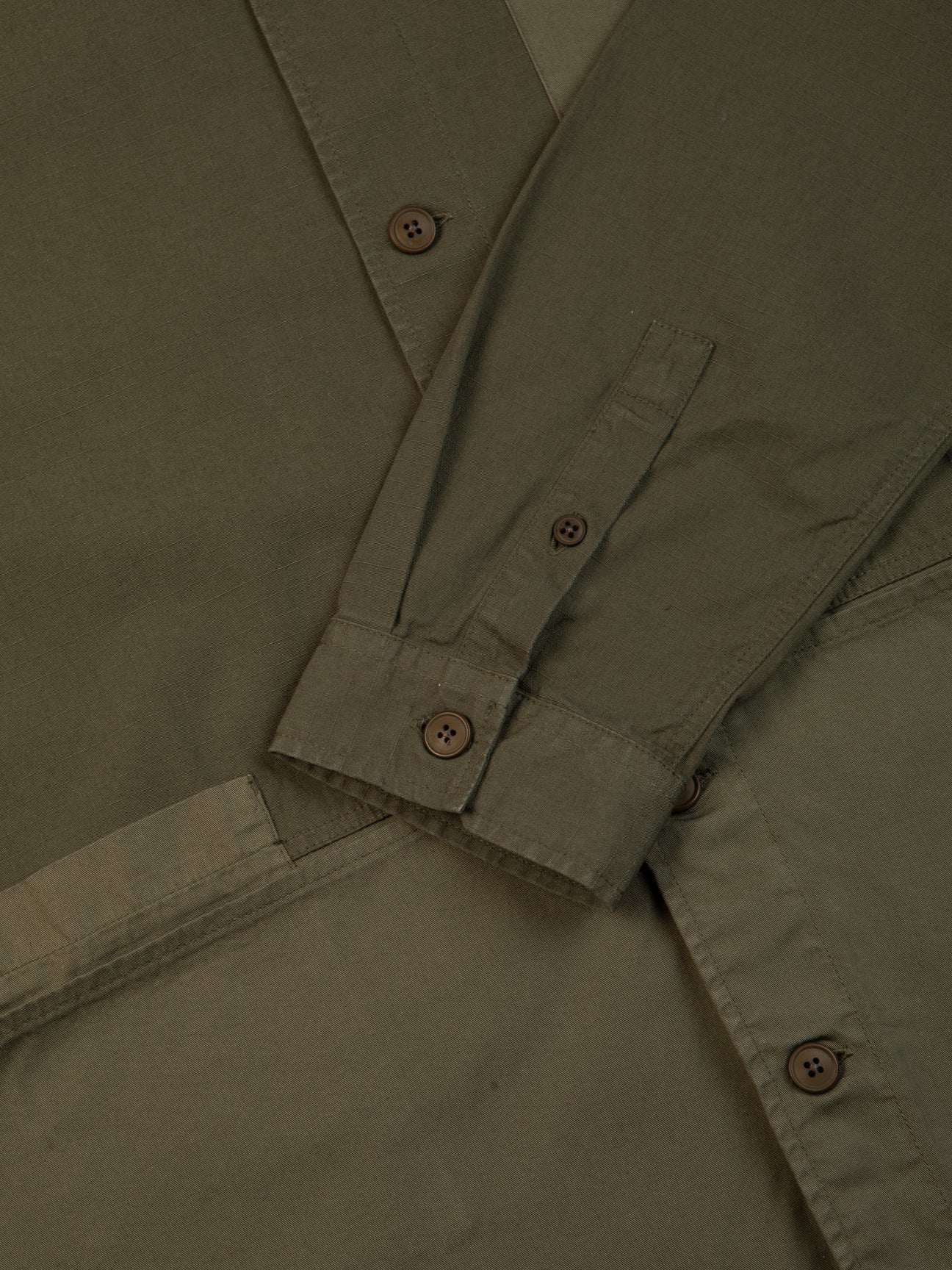 KESTIN ROSYTH OVERSHIRT IN DARK OLIVE in DARK OLIVE — view 5