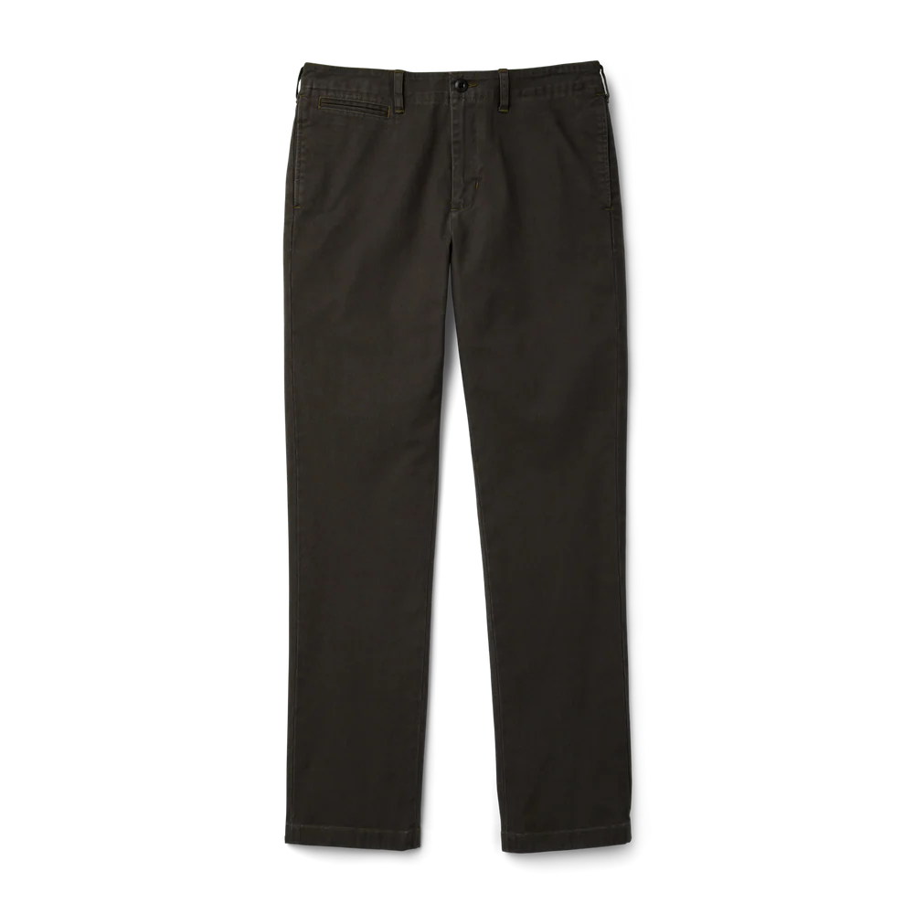 FILSON DRAFTSMAN CANVAS PANT IN CHARCOAL in CHARCOAL — main product view