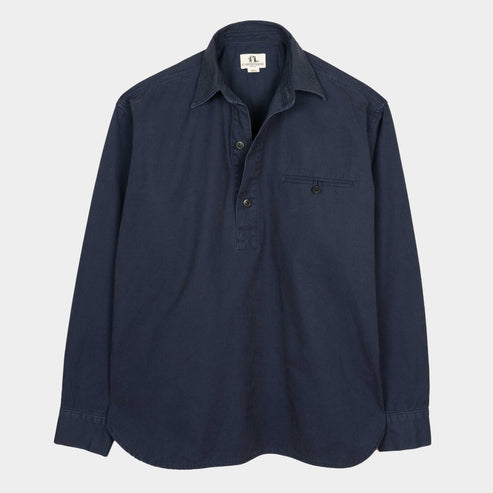 GARDENHEIR WASHED COTTON GARDENING SMOCK NO. 2 IN NAVY product view
