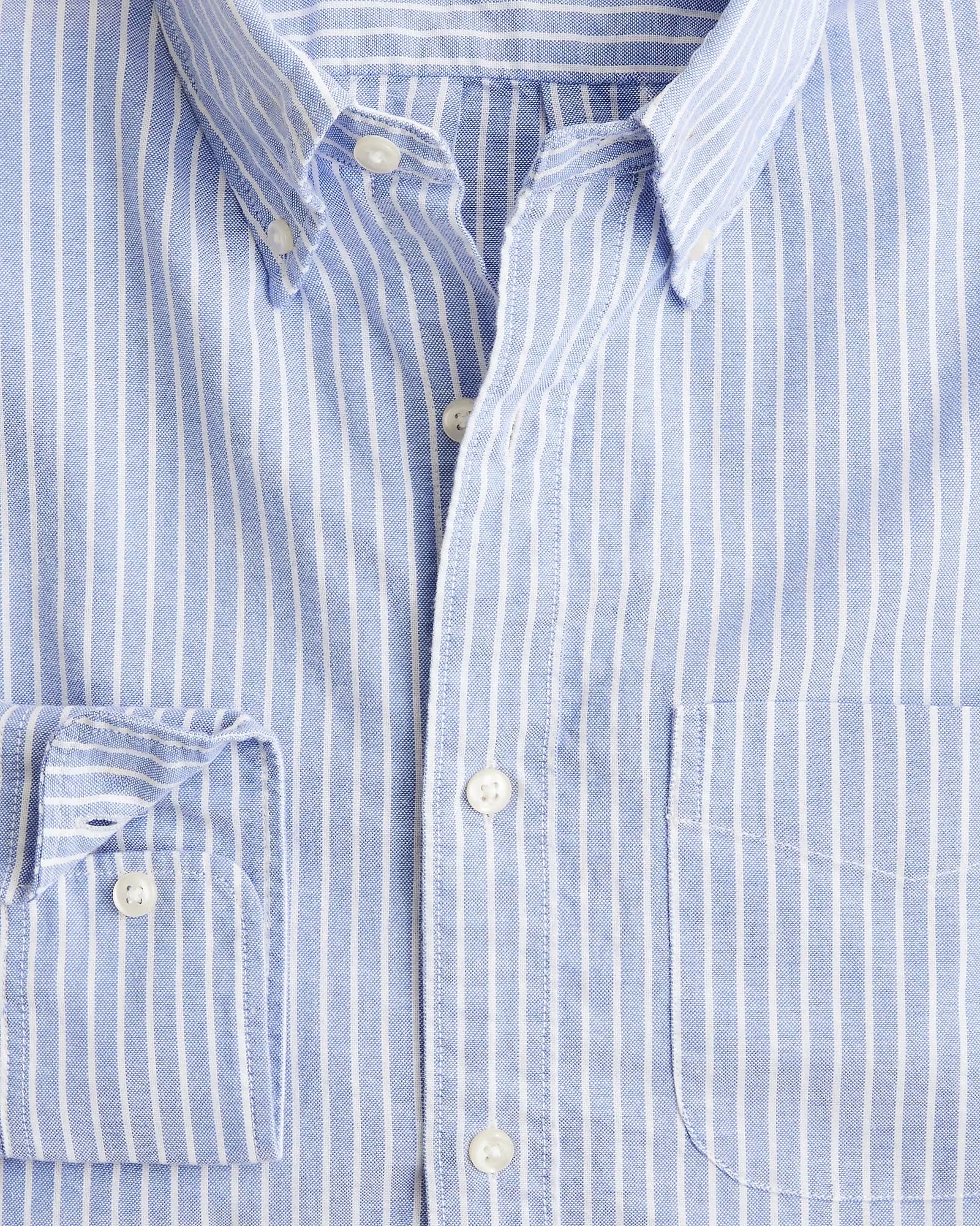J. Crew J CREW BROKEN-IN OXFORD SHIRT IN RYAN WHITE PERI in RYAN WHITE PERI — view 2