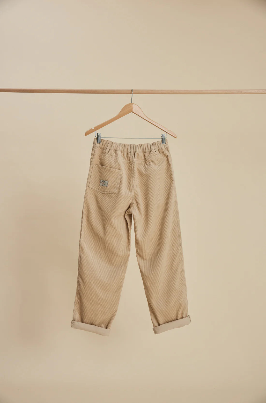 OTTWAY THE LABEL DAYTON PANT IN CREAM CORD in CREAM CORD — view 2