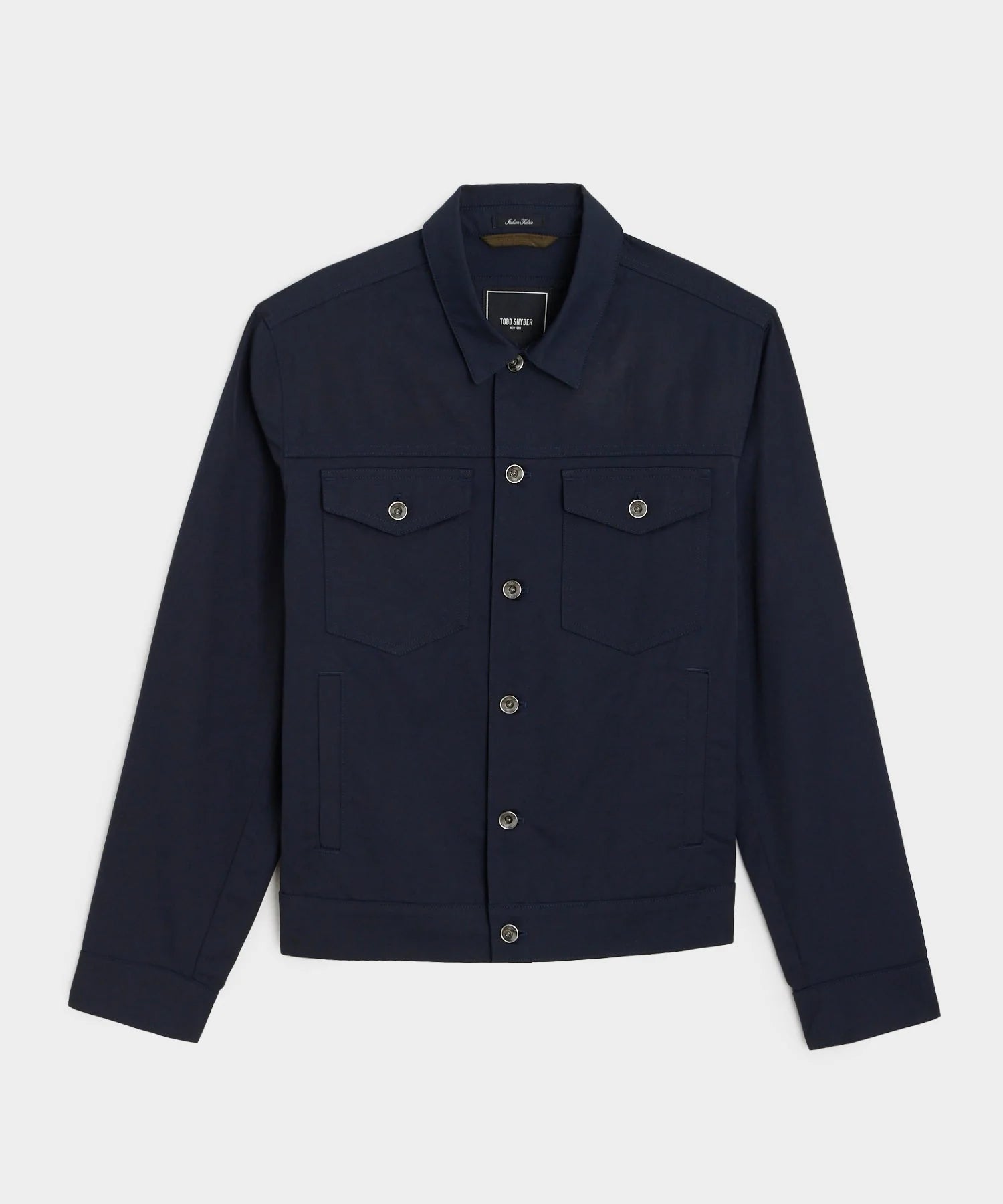 TODD SNYDER ITALIAN LIGHTWEIGHT DYLAN JACKET IN NAVY in NAVY — main product view