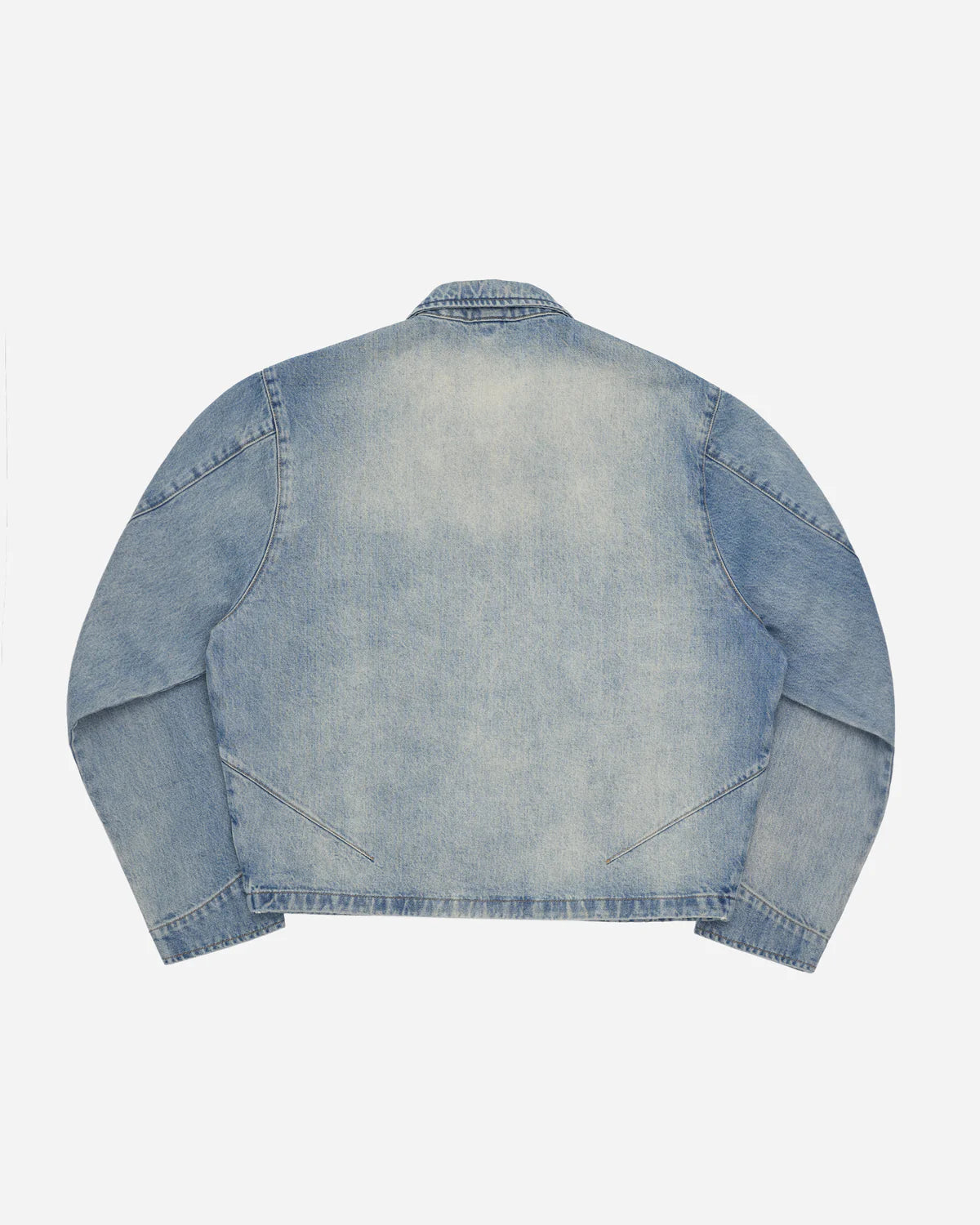 NO MAINTENANCE MECHANIC JACKET IN LIGHT-WASH DENIM in LIGHT-WASH DENIM — view 4