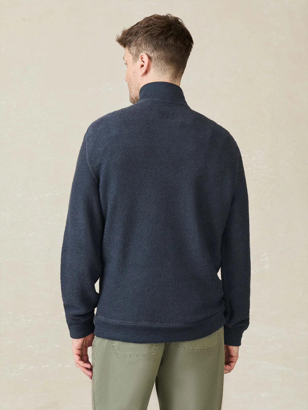 FAHERTY WHITEWATER QUARTER ZIP IN FJORD in FJORD — view 2