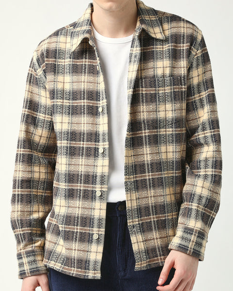 CORRIDOR LONG SLEEVE IN DOBBY WEAVE in DOBBY WEAVE — view 2